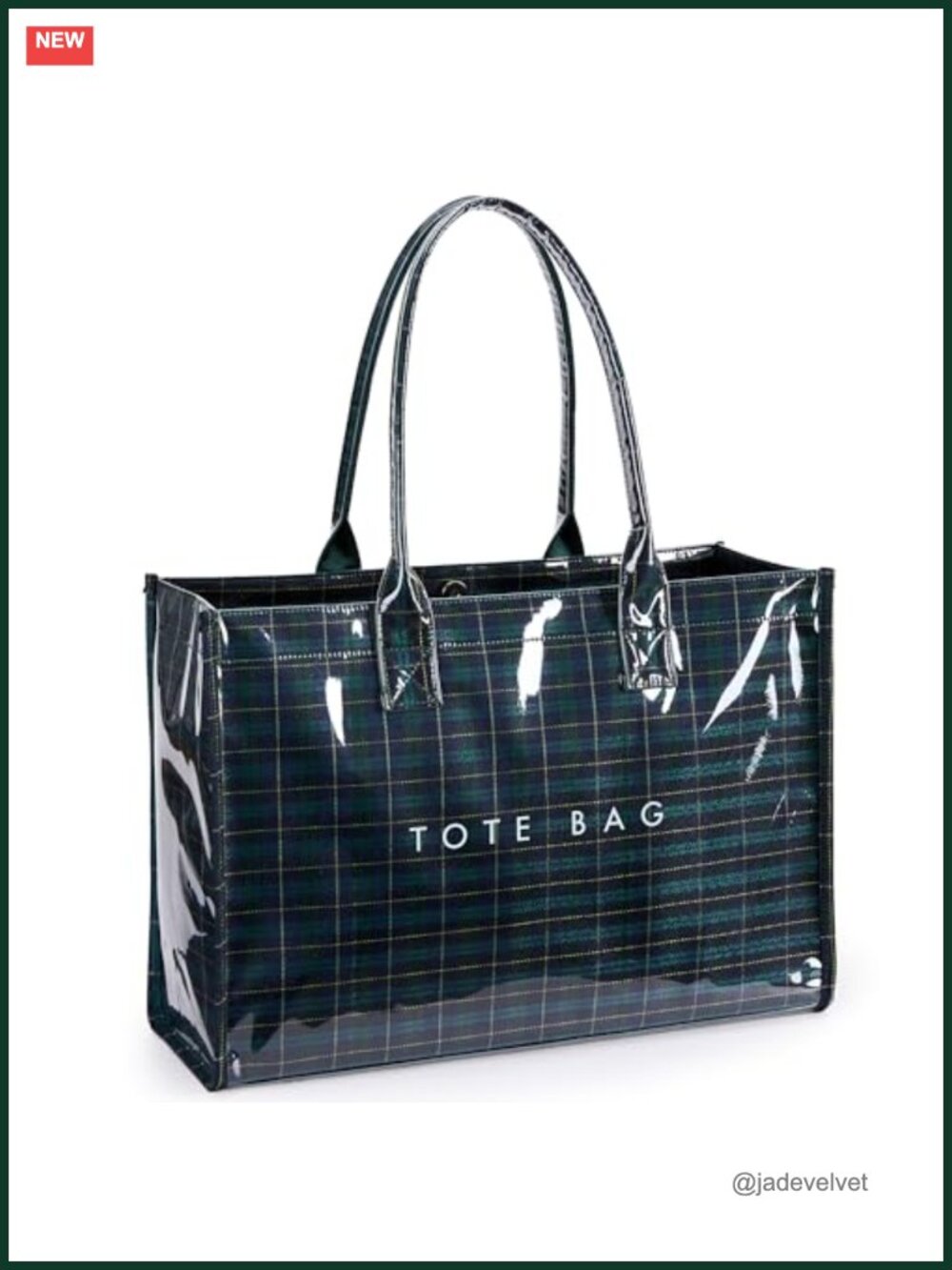PVC Tote Bag Women's Kraft Paper Work Handbags Purses with Top Handle